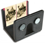 Metal Pocket Folding Stereoscope by Norsk Stereoscop Forlag...