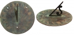 Bronze Horizontal Sundial Made in England. - click to enlarge.