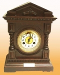  German Cathedral Mantle Clock by Junghans 1904 - click to enlarge.