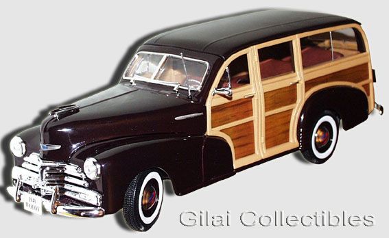 Maisto 1:18 scale Woody model of 1948 Chevrolet Fleetmaster. - click to enlarge.