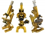 Bausch & Lomb Brass Continental Microscope circa 1898.