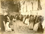 The Jews Wailing Place a Friday by Bonfils circa 1870