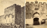 St. Stephen's Gate & the Golden Gate  circa1870 Set of Two Photos
