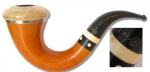 Calabash Pipe with Meerschaum Bowl Signed BBB.