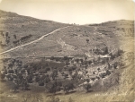 Valley of Jehosaphat and the Absalom Monument Jerusalem....