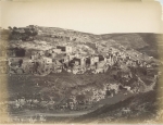 The Village of Silwan Jerusalem Photo by Bonfils Vue Générale de Siloé  c 1890 - click to enlarge.