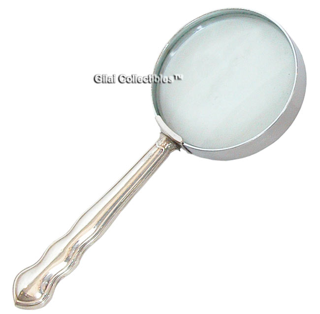 Silver Handled Magnifying Glass - click to enlarge.