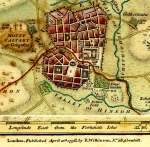 Wilkinson Map of Jerusalem 1807. The Land of Moriah or...