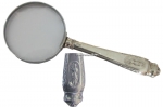 Ornate Silver Handled Magnifying Glass