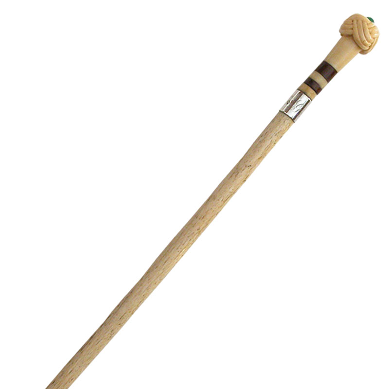 Bone Stick with Ivory Handle - click to enlarge.