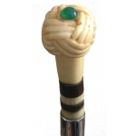 Bone Stick with Ivory Handle - click to enlarge.