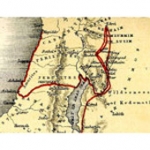 Map of Canaan by W.R. McPhun c1850. Showing the Exodus,...