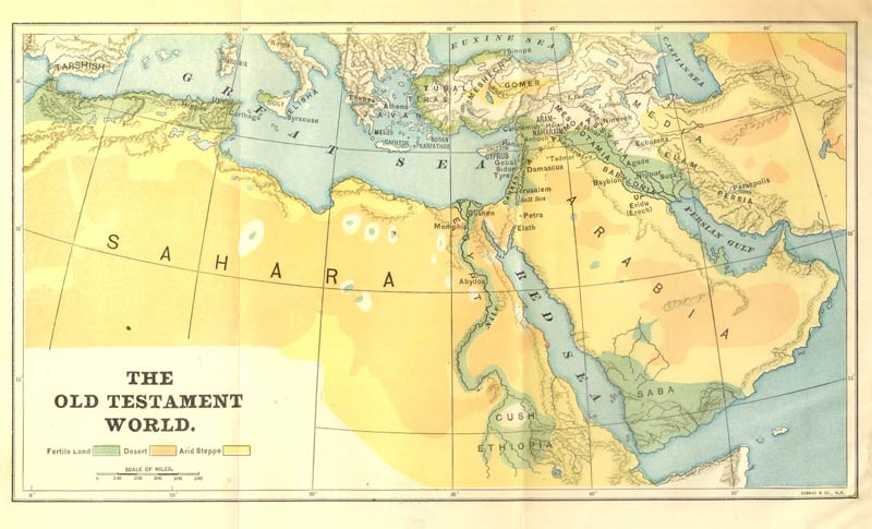 The Old Testament World Published in 1911 - click to enlarge.