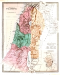 SDUK Map of Ancient Palestine 1870. Published by Edward...