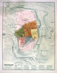 Bartholomew Map of Jerusalem 1859. Published by Blackie & Son London. - click to enlarge.