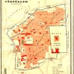 Hausermann Map of Jerusalem 1877.  Published in Paris by...