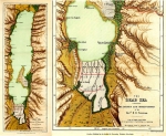Tristram Map of the Dead Sea 1866.