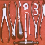 19th Century Dentistry Set Made by Aubry of Paris.