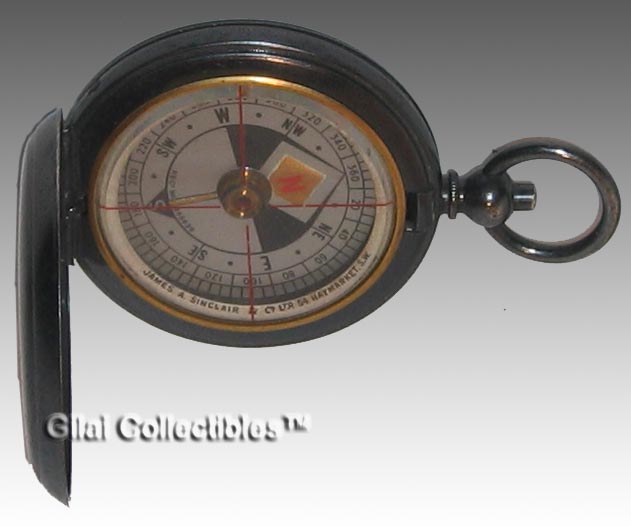 Early 20th Century Dry Watch Compass - click to enlarge.