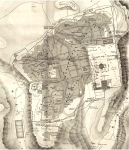 Van de Velde Map of Jerusalem 1858.