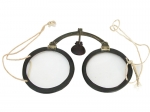 Asian Spectacles with Wood Frame in Silk Case