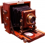 Folding Instantograph Camera By Lancaster 1897.