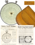 Fowler "Jubilee Magnum" Extra Long Scale Calculator.  - click to enlarge.