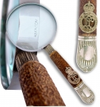 Hilkinson Magnifying Glass with Stag Horn Handle.