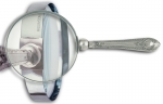 Magnifying Glass Silver and Chrome 1896