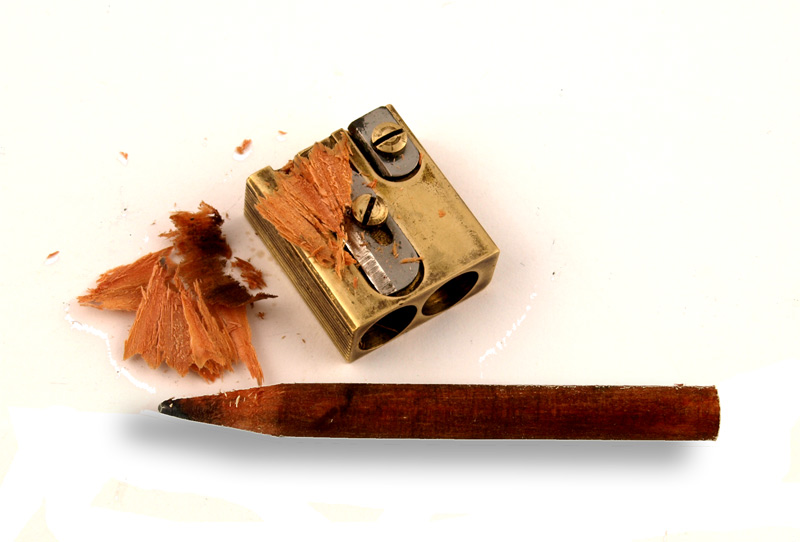 Brass Pencil Sharpener by WA Faber - click to enlarge.