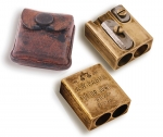 Brass Pencil Sharpener by WA Faber - click to enlarge.