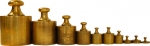 Brass Analytical Weight Set - click to enlarge.