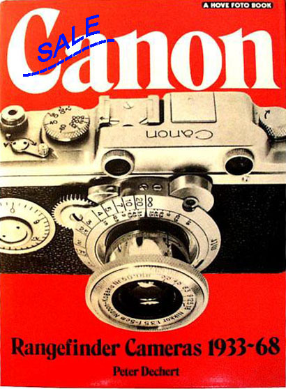 SALE  Canon Rangefinder Cameras 1933-68 - click to enlarge.