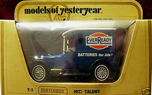 1927 Talbot `Eveready` Model Car - click to enlarge.