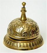 Hotel Type Brass Desk Bell - click to enlarge.