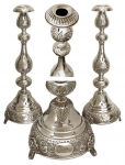 Pair Of Silver Candlesticks 1919