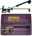 Polar Planimeter with adjustable arms by R. Reiss, Germany.