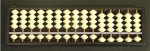 Japanese Abacus with 5 Beads in 15 Rows