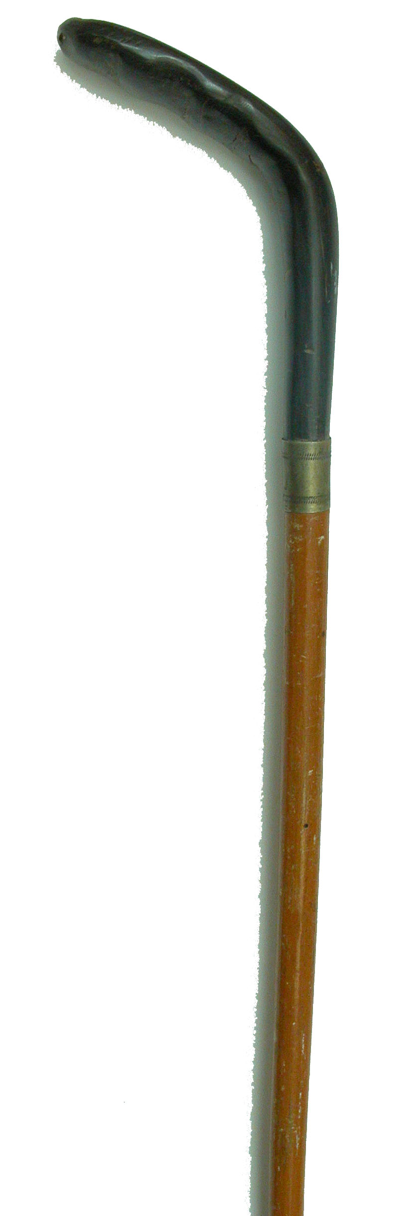 Black Horn Handled cane - click to enlarge.