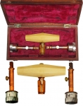 Gilt Brass, Steel And Ivory Trepanning Set Early 19th Century 