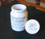 Confection of Senna Lenitive Electuary Porcelain Jar