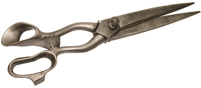 French Pair of Tailors Shears by Brunel Paris - click to enlarge.