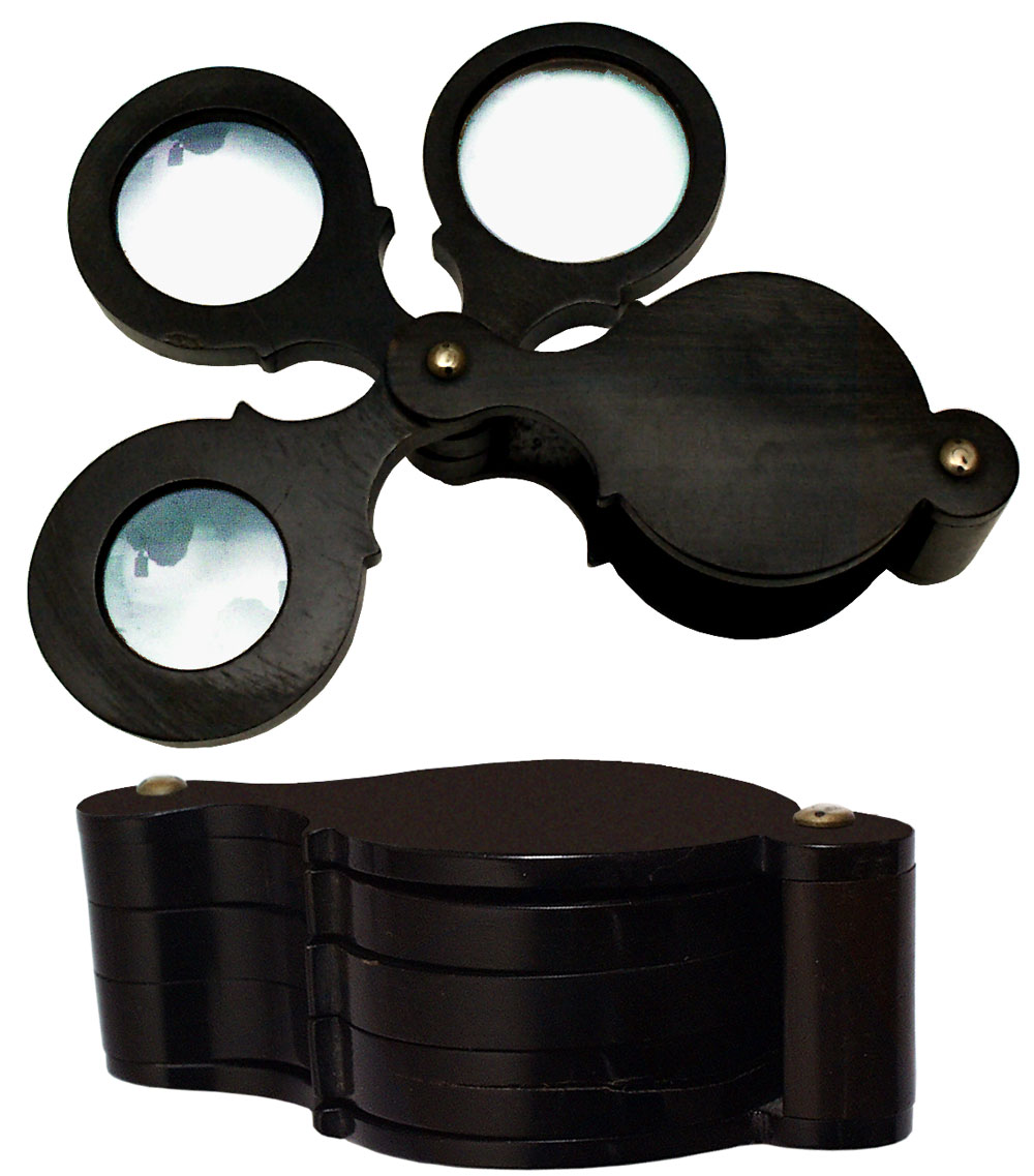 Victorian Horn-Cased Set Of Magnifying Glasses - click to enlarge.