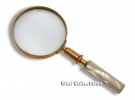 19th Century Magnifying Glass With Mother of Pearl Handle
