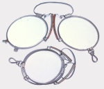 19th Century Nickel Folding Pince-Nez Spectacles
