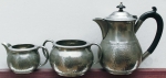 Pewter Tea-set, English made by the 'Baronial Pewter’...