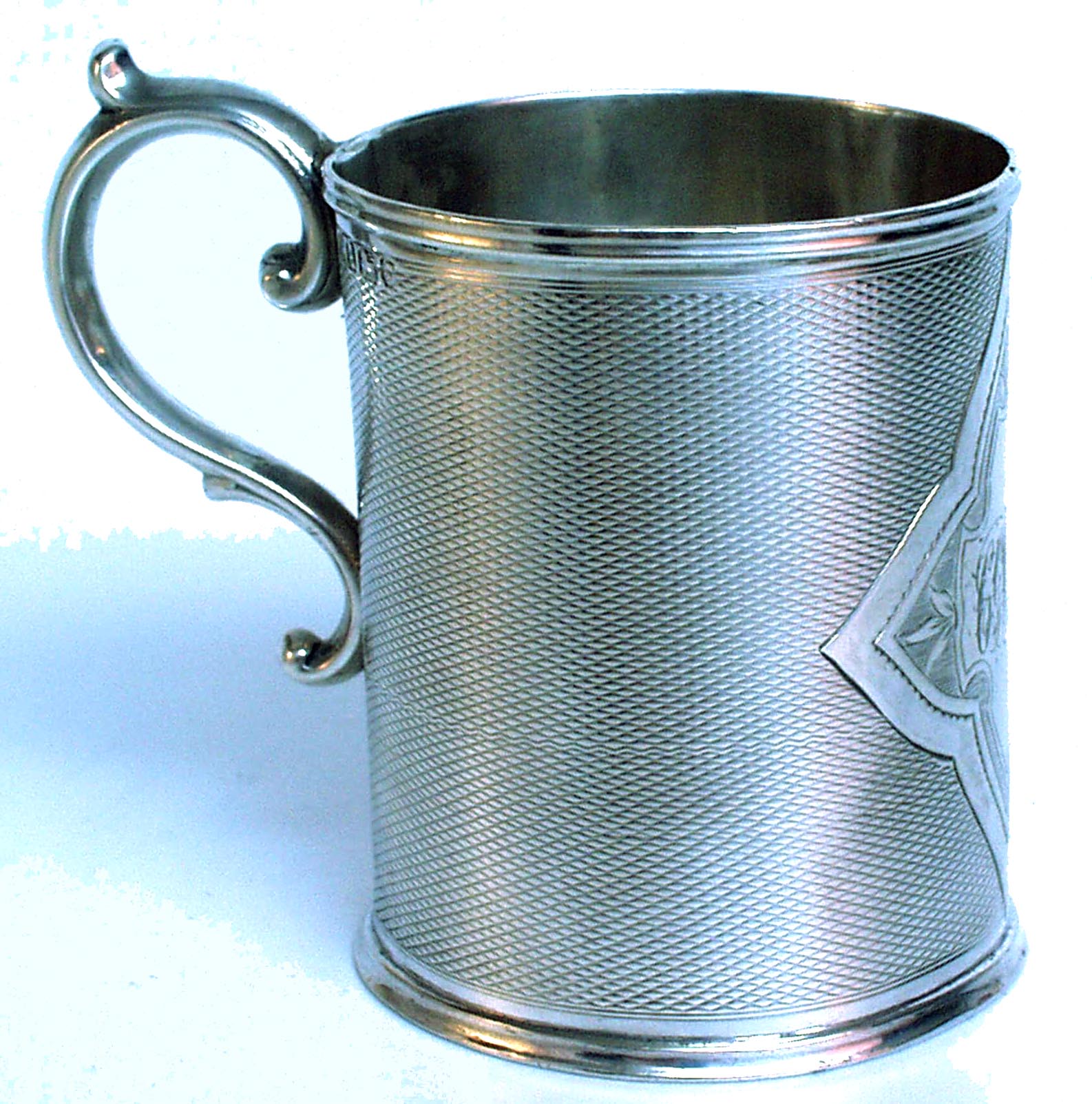 Victorian Silver Christening Mug 1844 - click to enlarge.