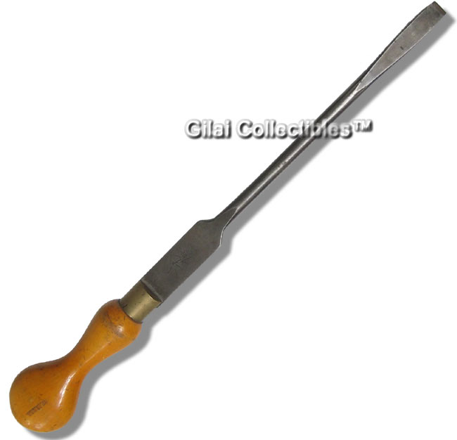 Long Boxwood Handled Turnscrew By Marple - click to enlarge.