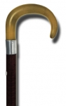 Italian Cane with Buffalo Horn Handle